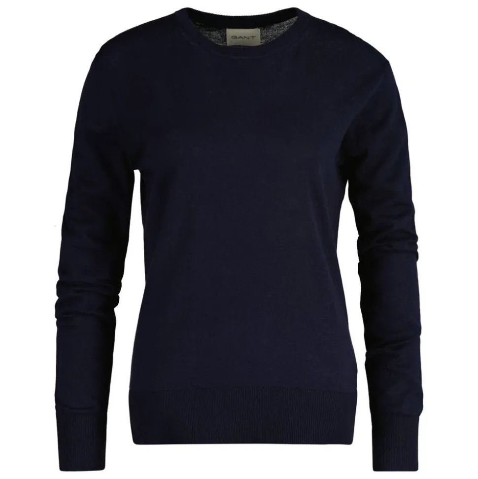 Fine Knit Crew Neck Dam