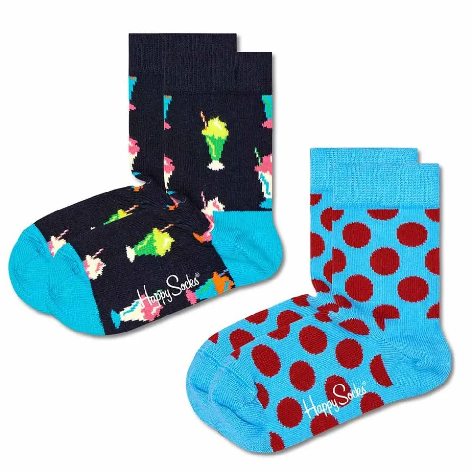 Kids Milkshake Sock 2-Pack Junior